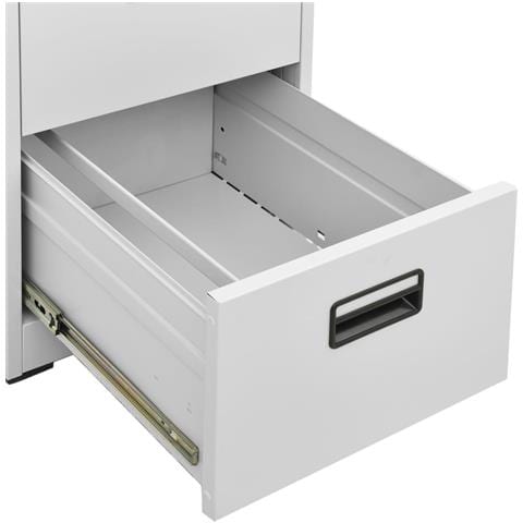 Schedario Grigio Chiaro 46x62x72,5 Cm In Acciaio - Foto 14