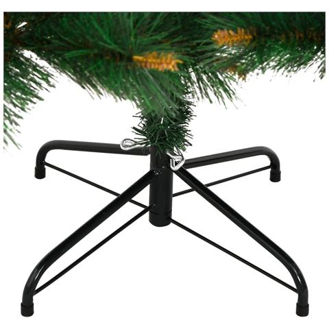 Albero Di Natale Artificiale Incernierato Con Base 210 Cm - Foto 2