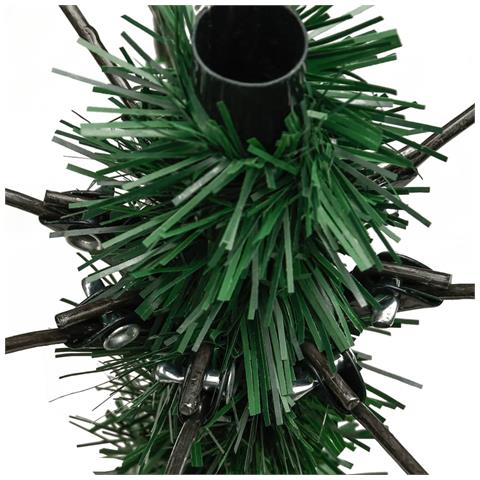 Albero Di Natale Artificiale Incernierato Con Base 210 Cm - Foto 9