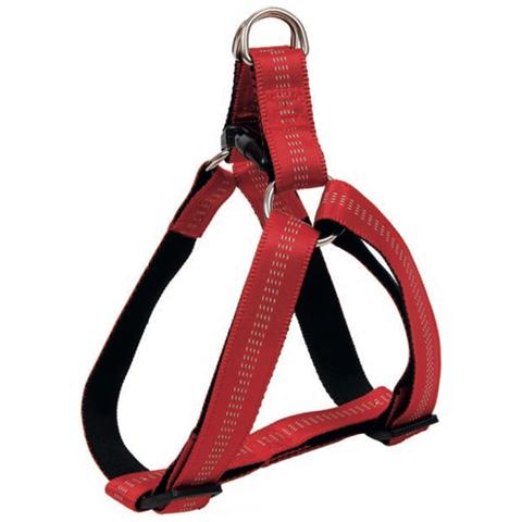 Pettorina Per Cani Regolabile E Resistente Modello Color Doggy M Rosso - Foto 1