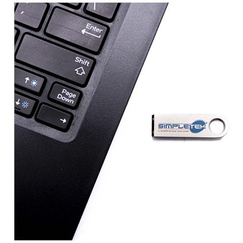 Pendrive 64gb Chiavetta Usb Metallo Memoria Penna Pennetta Porta Chiave - Foto 2