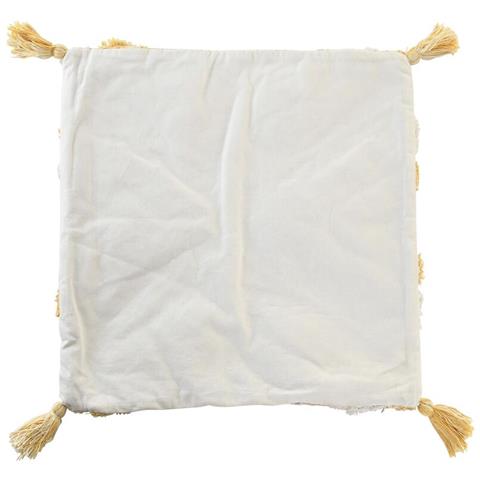 Fodera Per Cuscino Dkd Home Decor Giallo 50 X 1 X 50 Cm - Foto 2