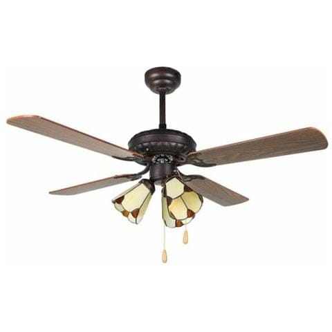 Ventilatore Da Soffitto Con Luce Ct55106 Nero 60 W - Foto 1