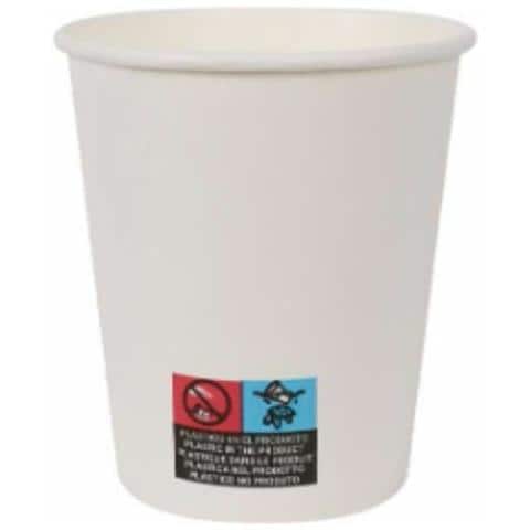 Set Di Bicchieri Cartone Monouso Bianco 200 Ml 36 Unità (25 Pezzi) - Foto 2