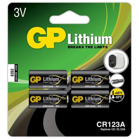 Lithium CR 123A Batteria monouso CR123A Lithium-Manganese Dioxide (LiMnO2) - Foto 1