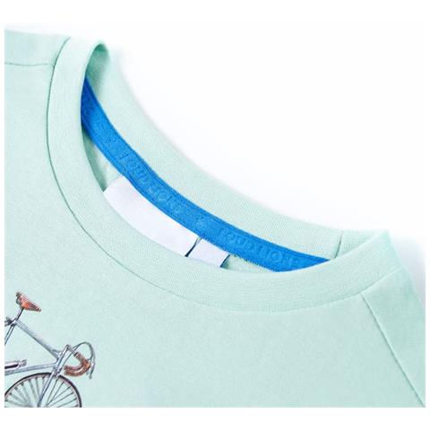 Maglietta Da Bambina Menta Chiaro 104 - Foto 2