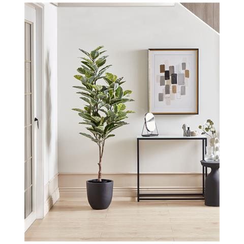 Pianta Artificiale In Vaso 160 Cm Ficus Elastica - Foto 1