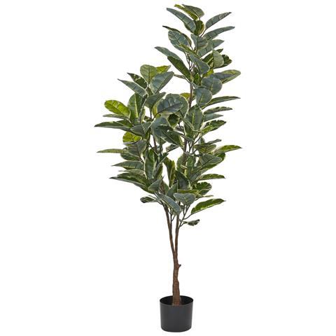 Pianta Artificiale In Vaso 160 Cm Ficus Elastica - Foto 5