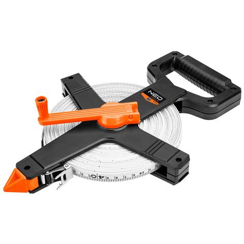 Rotella Metrica Con Impugnatura Mt 50 Nastro Fibra - Foto 2