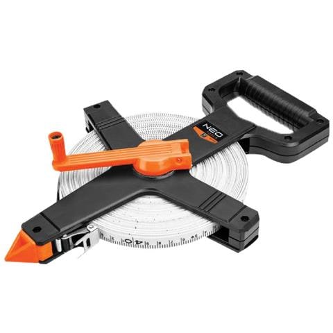 Rotella Metrica Con Impugnatura Mt 50 Nastro Fibra - Foto 1