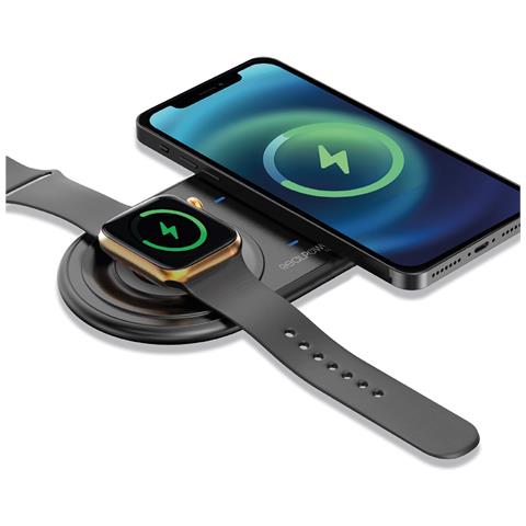 ChargeAIR Duo Smartphone, Orologio intelligente Nero USB Interno - Foto 1