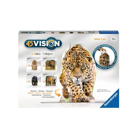 4S Vision Wild Cats Puzzle 3D Fauna - Foto 1