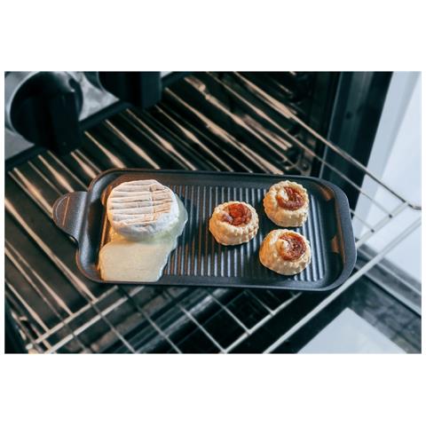 Piastra Finger-grill Bbq - Nero - Alluminio Pressofuso - 32x16x2 Cm - Foto 8