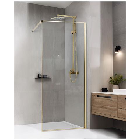 Parete Doccia Waspam 80 X 190 Cm Oro - Foto 1