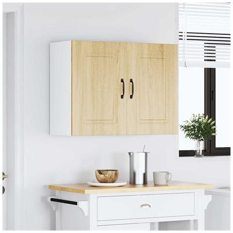 Pensile Da Cucina Kalmar Rovere Sonoma In Legno Multistrato - Foto 3