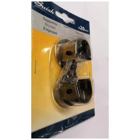 2 Supporti Parete-parete In Acciao Bronzo Diam. 20mm - Foto 1