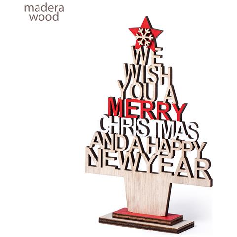 Albero Di Natale Decorativo Sokin. Realizzato In Legno. - Foto 1