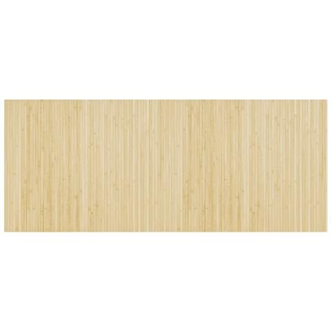 Tappeto Rettangolare Natura Chiaro 80x200 Cm In Bambù - Foto 1