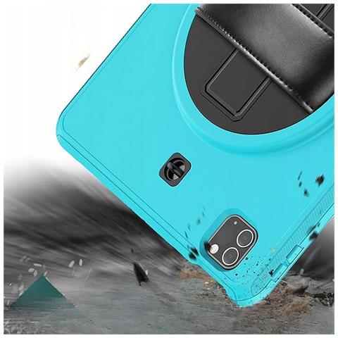 Custodia Per Ipad Pro 3/2/1 11” Con Supporto E Tracolla Blu - Foto 4