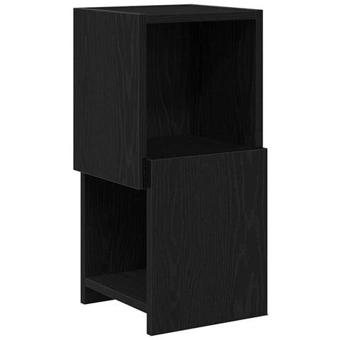 Mobile angolare Bianco 25,5x25x55cm Legno multistrato - Foto 1