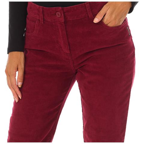 Pantaloni In Velluto A Coste Da Donna Ga4foe - Foto 2