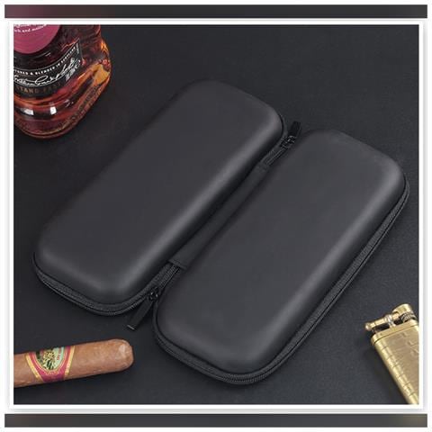 Custodia Da Viaggio Portatile Per Sigari - Contiene Fino A 6 Sigari, Materiale Eva Con Tasca Per Accessori - Foto 2