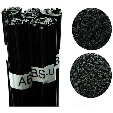 Saldatura Plastica Abs-u Nero 100g - Alta Qualità, Granuli Puri | Drut 42 Cm, Mix Forme | Per Carrozzeria, Motori, Abs /pc, 310-360°c - Foto 1