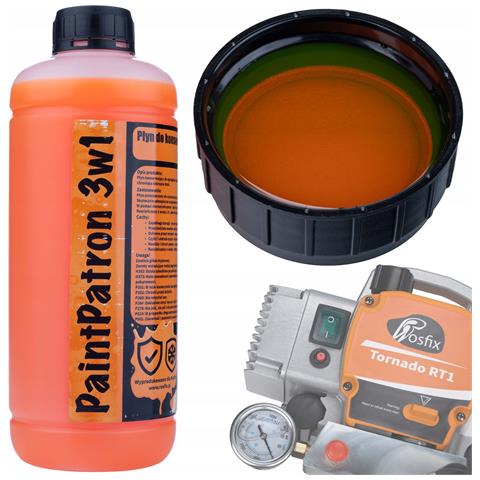 Pulisci E Conserva Paintpatron 3in1 1l - Set Con Filtro Metallico 290mm | Protezione E Pulizia Per Aggregati Di Verniciatura - Foto 2