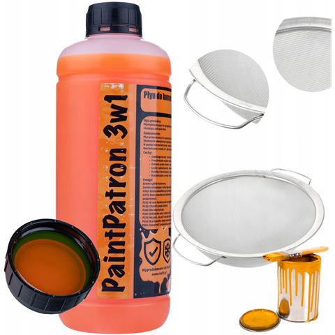 Pulisci E Conserva Paintpatron 3in1 1l - Set Con Filtro Metallico 290mm | Protezione E Pulizia Per Aggregati Di Verniciatura - Foto 1