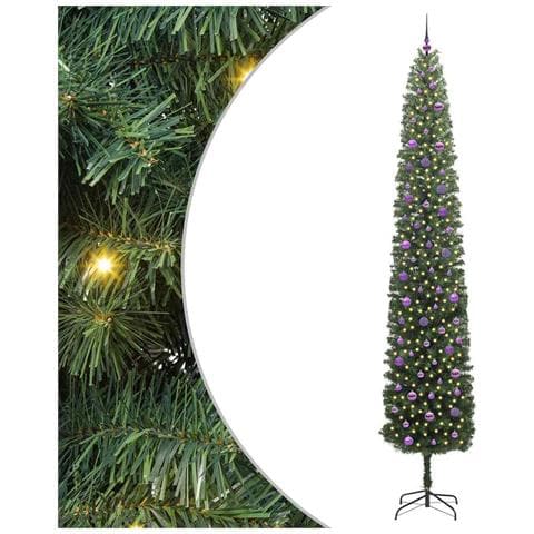 Albero di Natale artificiale con 300 LED Verde 300 cm - Foto 1