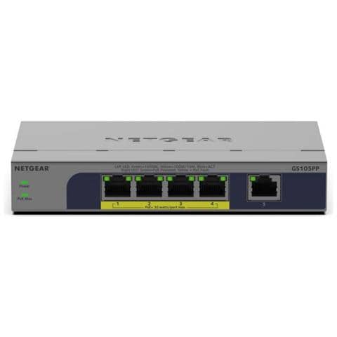 GS105PP Non gestito Gigabit Ethernet (10/100/1000) Supporto Power over Ethernet (PoE) Montaggio da desktop /parete Grigio - Foto 2