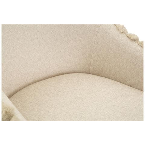 Set Di 2 Sgabelli Alti Vkh881-beige-poliestere-52x46x111 Cm - Foto 8