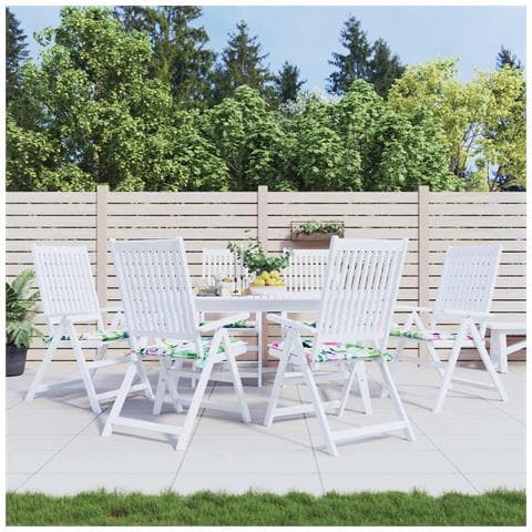 Cuscini per sedie 6 pcs Multicolore 50 x 50 x 4 cm - Foto 2