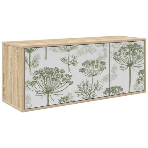 Mobile TV da Parete GOTHA 102 x 33 x 40 cm Rovere Sonoma - Foto 1
