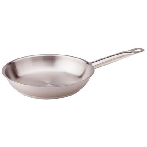 Padella In Acciaio Inox Per Induzione Con Manico Tubolare Inox - Diametro Cm 36 - Altezza Cm 6-capacità Lt 5,5 - Foto 2
