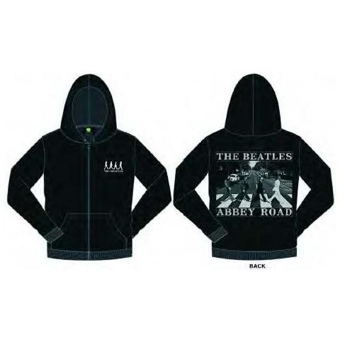 Beatles (The) - Zipped Abbey Road With Back Printing (Felpa Con Cappuccio Unisex Tg. M)  - Foto 1