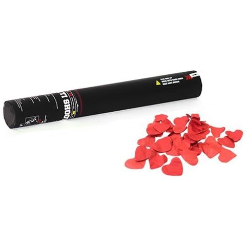 Handheld Confetti Cannon 50cm, Red Hearts - Foto 1