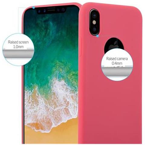 Custodia Compatibile Con Apple Iphone X / Xs In Candy Rosso - Coperchio Protettivo In Silicone Tpu Flessibile - Foto 11