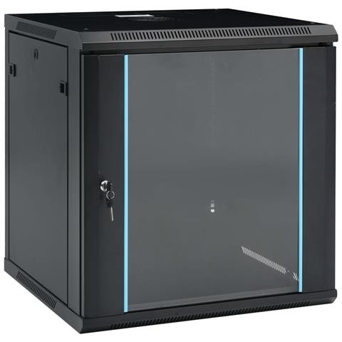 Armadietto di Rete a Parete 12U da 19"" IP20 600x600x640 mm - Foto 1