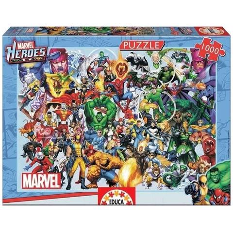 Puzzle Marvel 1000 Pezzi - Collage Des Heros Marvel - Foto 2
