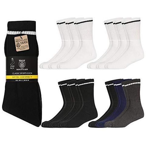 Imsck222 Unisex Morbida Sport Della Caviglia Del Pacco Da 12 Calzino Pi Colori Un Formato - Foto 1