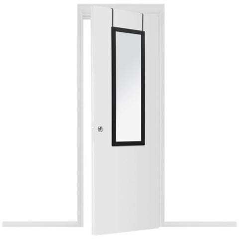 Specchio Per Porta Class - 36 X 110 Cm -nero - Foto 1