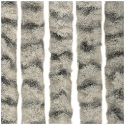 Zanzariera Grigio Chiaro e Grigio Scuro 90x220 cm Ciniglia - Foto 2