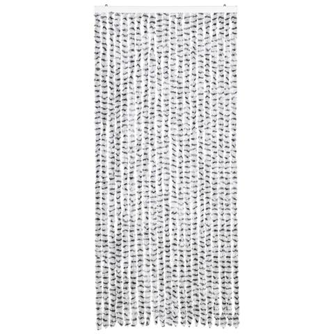 Zanzariera Grigio Chiaro e Grigio Scuro 90x220 cm Ciniglia - Foto 1