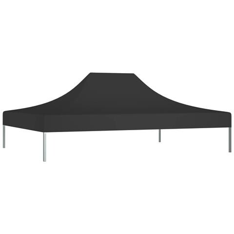 Tetto per Tendone per Feste 4,5x3 m Nero 270 g / m² - Foto 2