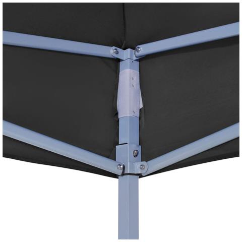 Tetto per Tendone per Feste 4,5x3 m Nero 270 g / m² - Foto 6