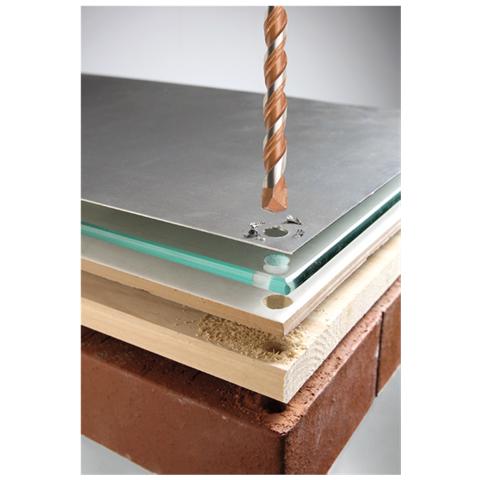 266105, Martello perforatore, Vetro acrilico, Cemento, Vetro, Granito, Marmo, Plastica, Acciaio inossidabile, Pietra, Legno, SDS Plus, Rame, Scatola da appendere - Foto 1