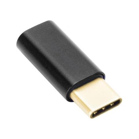 SL-180014-BK adattatore per inversione del genere dei cavi USB-C Micro-USB Nero - Foto 1