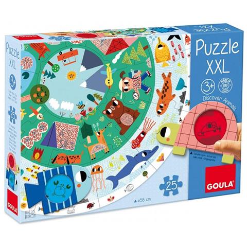 Puzzle Animali Xxl Junior Cartone 27 Pezzi - Foto 1