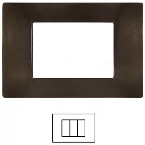 Placca 2 3 4 7 Posti Ciliegio Vimar Plana Compatibile - Foto 1